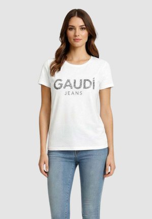 T-shirt con stampa - bianco