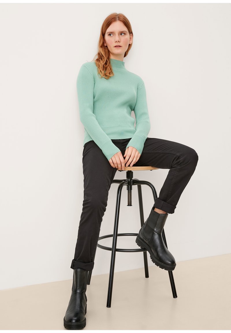 Damen Strickjacken | QS by s.Oliver DE TEXTURE CÔTELÉE Strickpullover light green/grün - IX26699 Damen Strickjacken | QS by s.Oliver DE TEXTURE CÔTELÉE Strickpullover light green/grün - IX26699