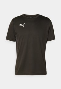 TEAMGOAL - Tekninen t-paita - puma black/puma white/flat dark gray