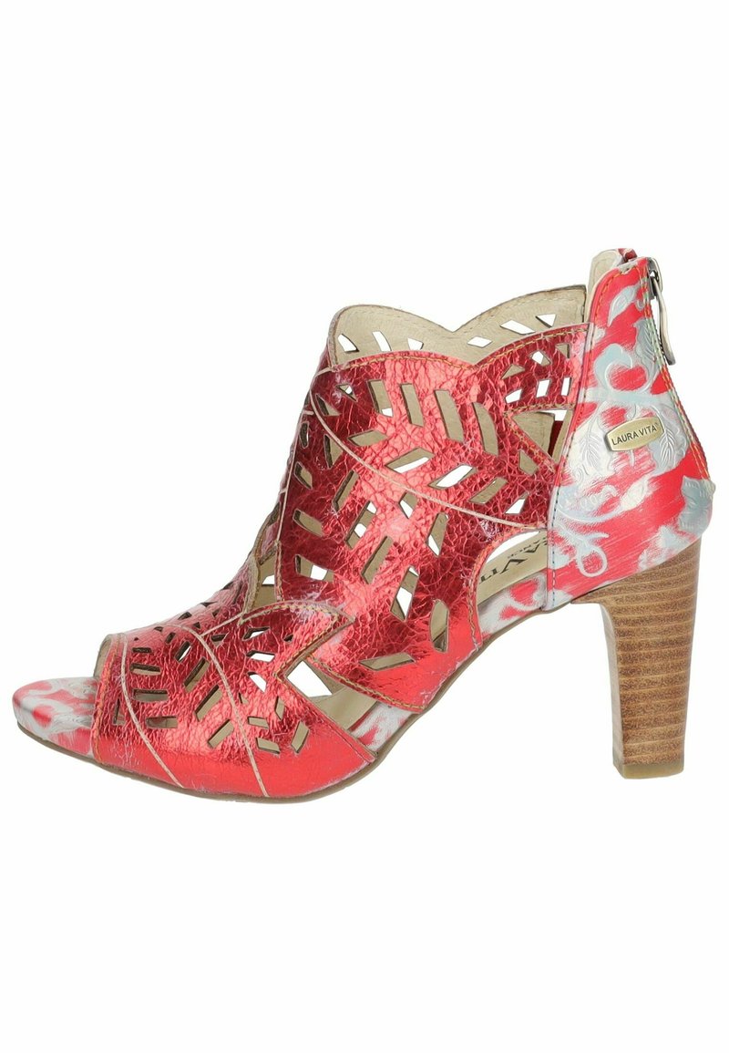 LAURA VITA Sandály na vysokém podpatku - cerise