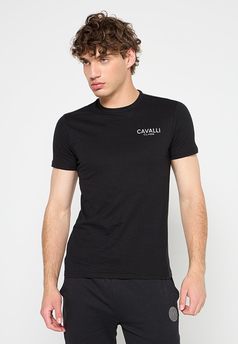 Cavalli Class T-shirt basic zwart Cavalli Class T-shirt basic zwart