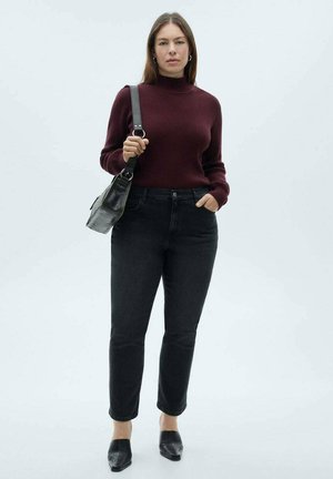Traperice uskog kroja - black denim