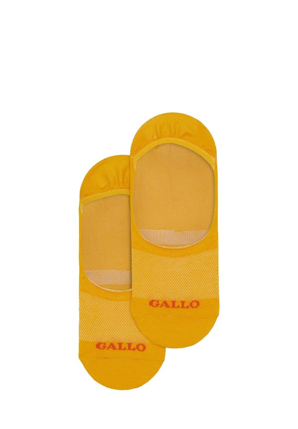 EINFARBIGE EINLEGE IN - Socken - giallo