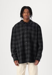 Jack & Jones JJZAC HEAVY BRUSHED - Lichte jas - asphalt