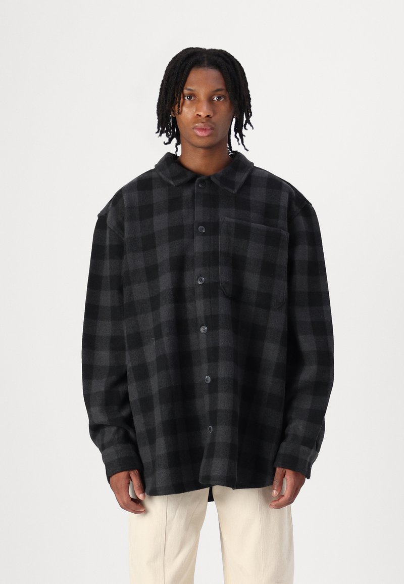 Jack & Jones JJZAC HEAVY BRUSHED - Lichte jas - asphalt