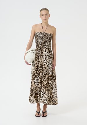 GEOPA P TUBE  - Maxi dress - leopard butter yellow