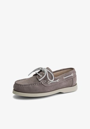 Travelin FOSS - Boat shoes - grey