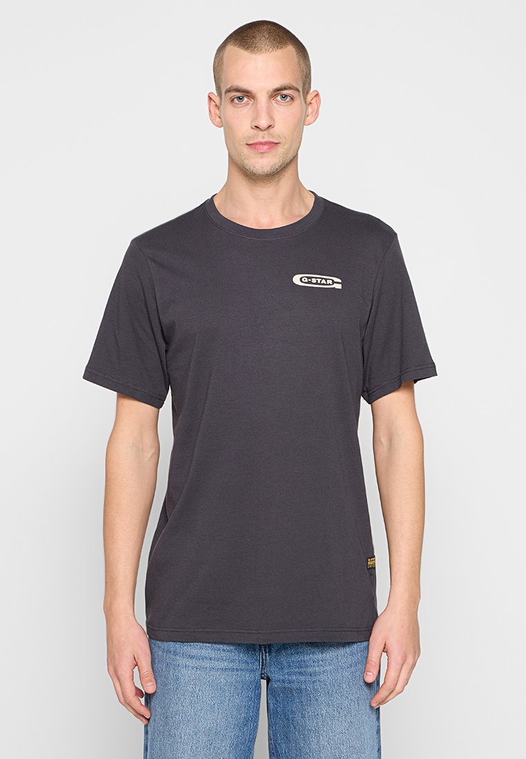 G-Star T-shirt basic donkergrijs
