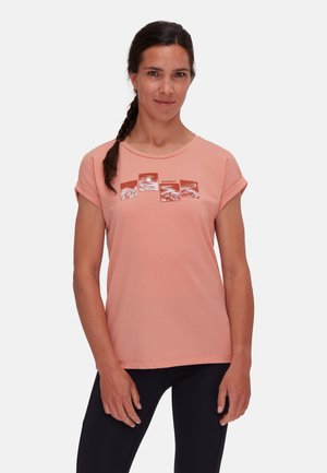 MOUNTAIN NIGHT - Print T-shirt - quartz dust