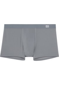 Grå boxershorts i mjukt tyg. Har en kontrasterande midjeband med logotyp. Utformade med en tajt passform och platta sömmar.