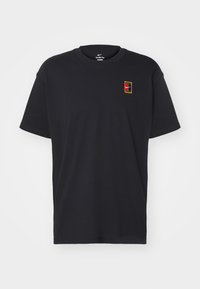 NIKECOURT TEE - T-shirt basic - black