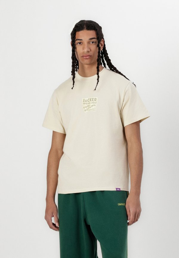 MAROQUIN BAG UNISEX - Print T-shirt - beige4