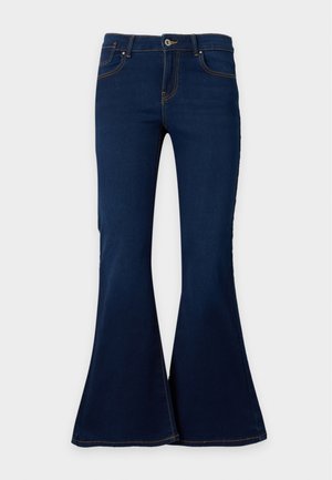 ONLY Petite, ONLREESE RETRO - Jean flare - dark blue denim