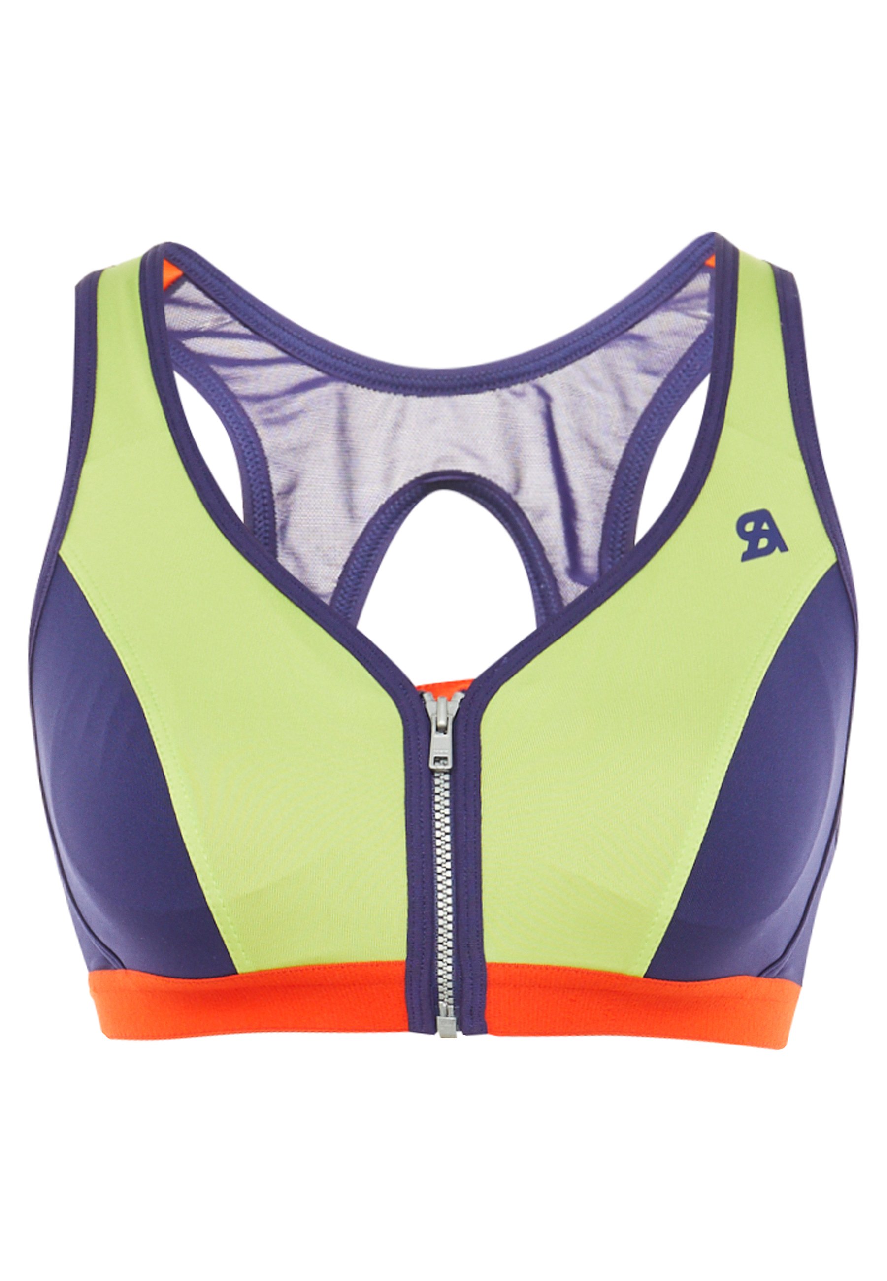shock absorber zip front sports bra