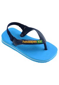 Havaianas BRASIL LOGO II - Infradito da bagno - turquoise navy blue