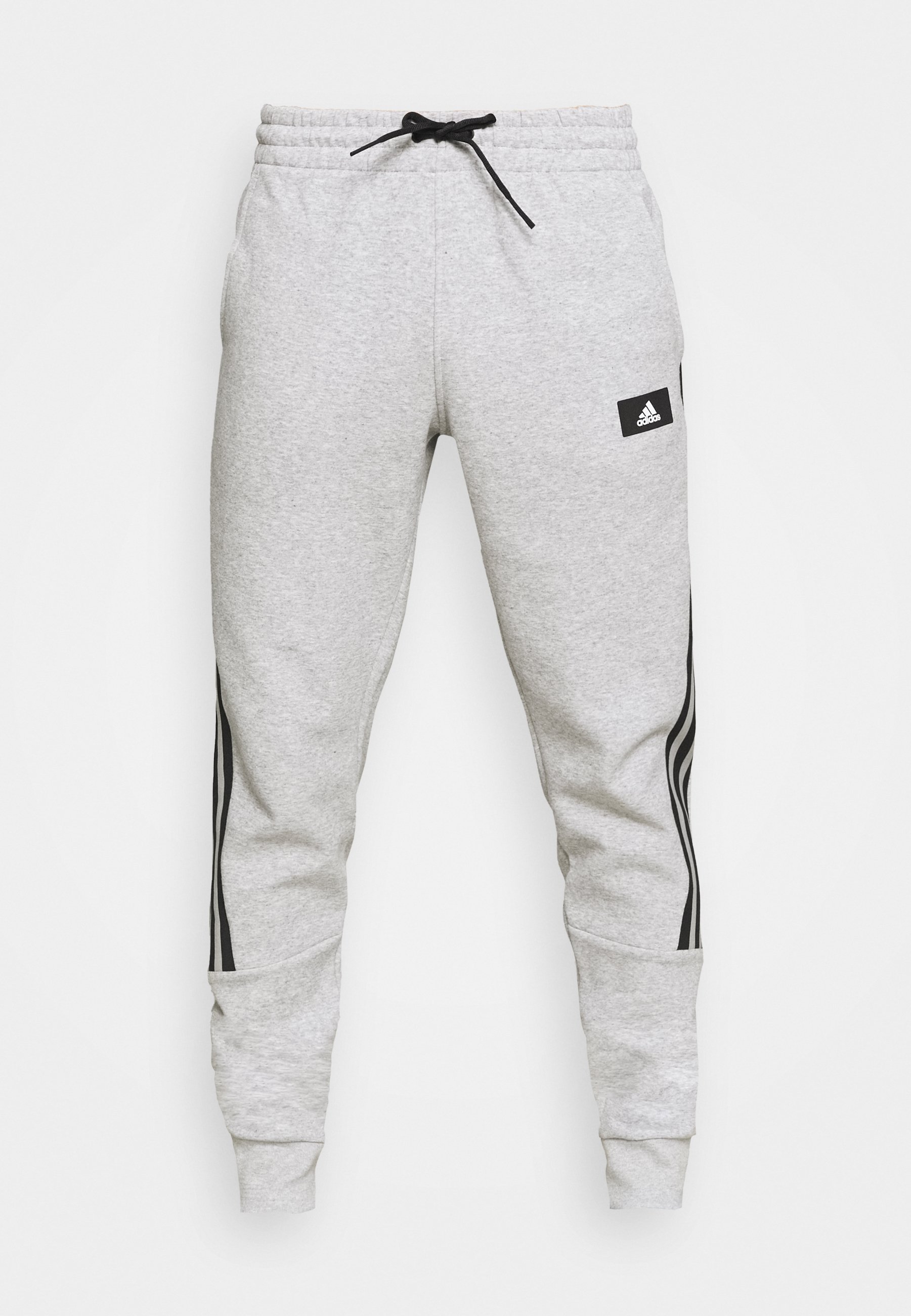 adidas Performance 3 STRIPES FUTURE - Trainingsbroek - medium grey  heather/Grijs - Zalando.nl