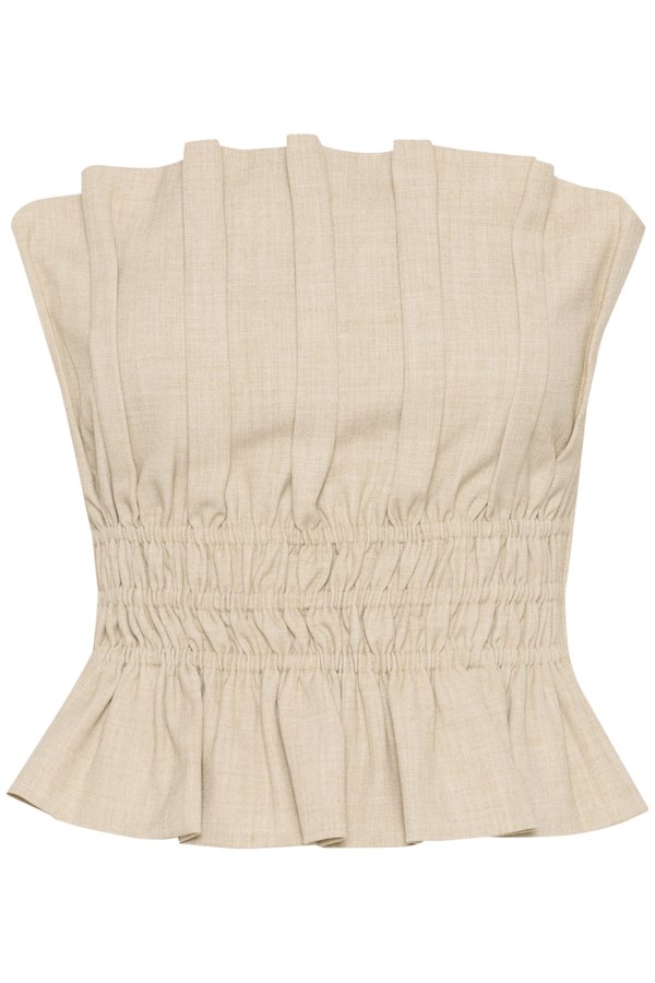 DECY CORSET - Top - light sand melange3