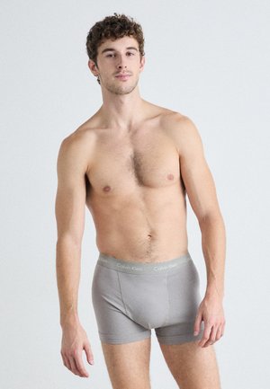 TRUNK 3 PACK COTTON STRETCH - Uske bokserice - rock ridge/fudge