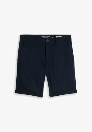 TOM TAILOR, TOM TAILOR HOSEN & CHINO REGULAR CHINO SHORTS - Shorts - sky captain blue