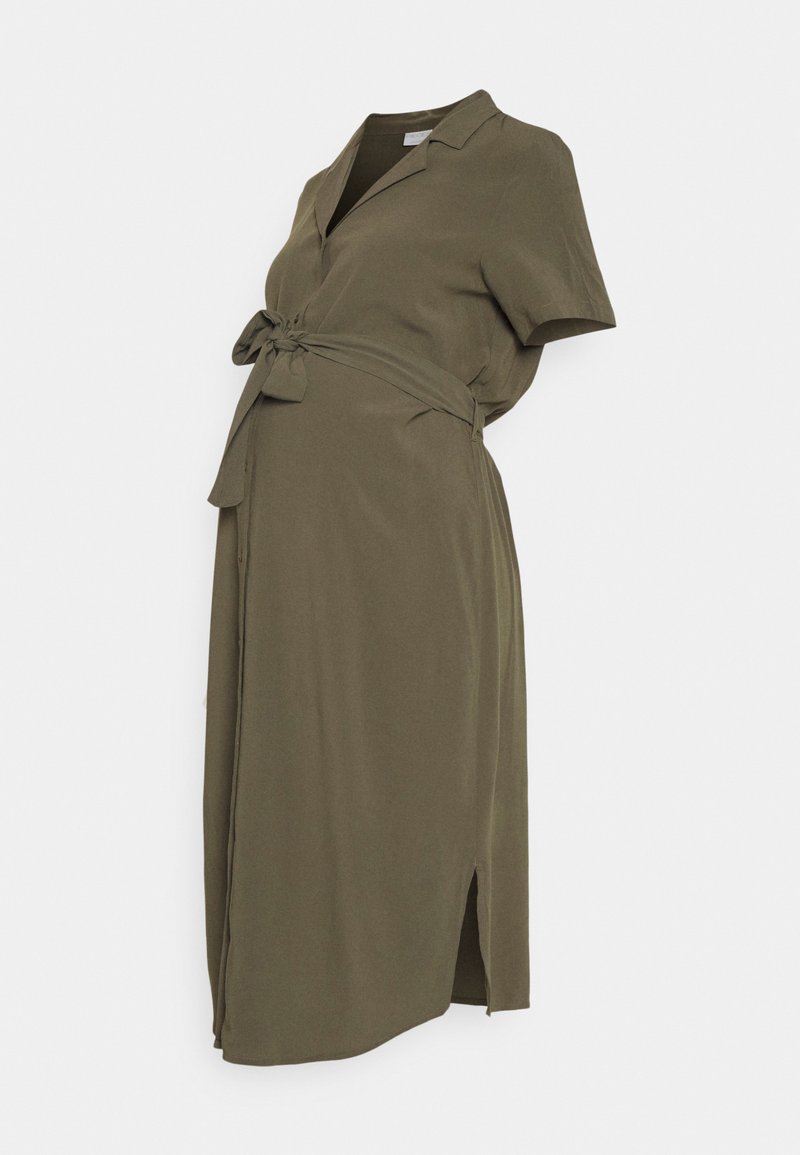 Pieces Maternity PMOLIVIA DRESS - Vestido camiseiro - grape leaf