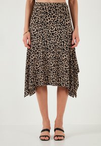 REGULAR FIT - A-silueta svārki - leopard