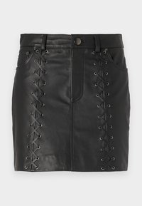 ADA  - Leather skirt - black