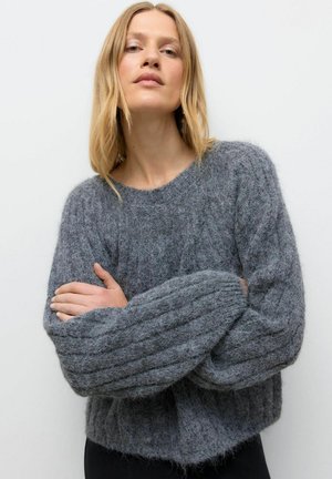 Vero Moda PULLOVER AWUILDE - Džemperis - medium grey melange
