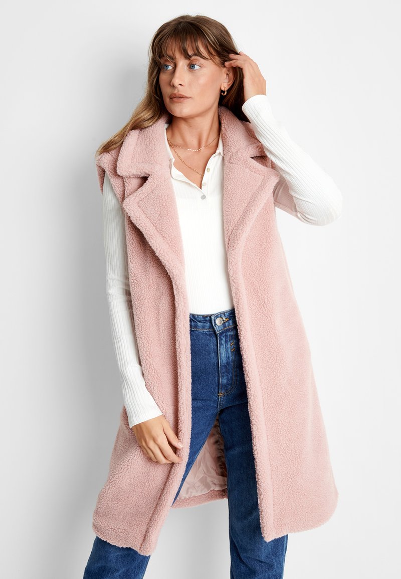 Damen Leichte Jacken | Threadbare BELLA Weste pink - XA86822 Damen Leichte Jacken | Threadbare BELLA Weste pink - XA86822