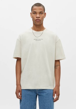 SHORT SLEEVE - T-shirt con stampa - off white