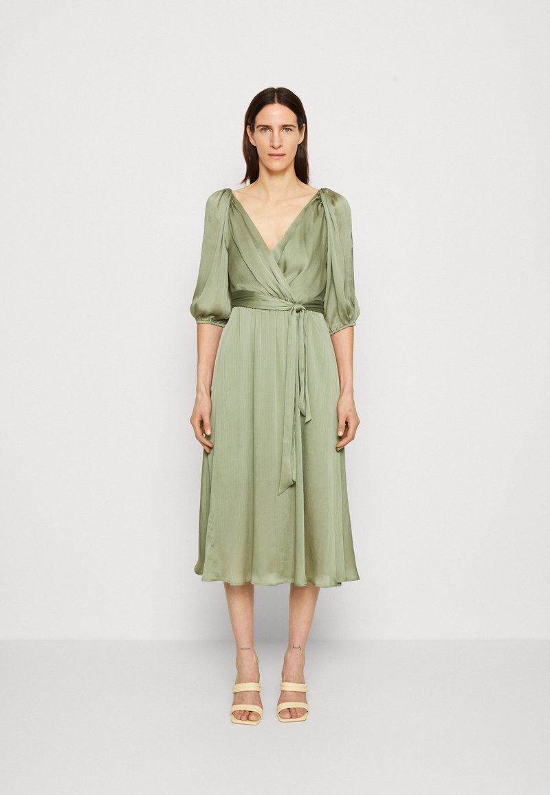 Esprit Collection SG043EO1E322 PES CRINK Cocktail dress / Party dress light khaki/khaki