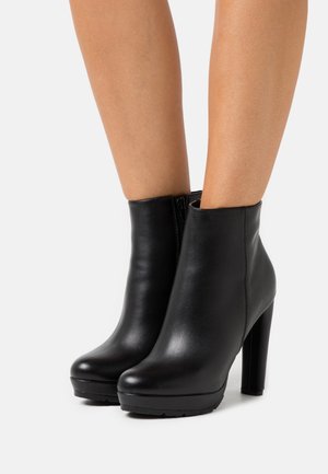 Anna Field, Bottines à talons hauts - black