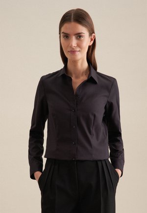 BUSINESS REGULAR FIT - Hemdbluse - black