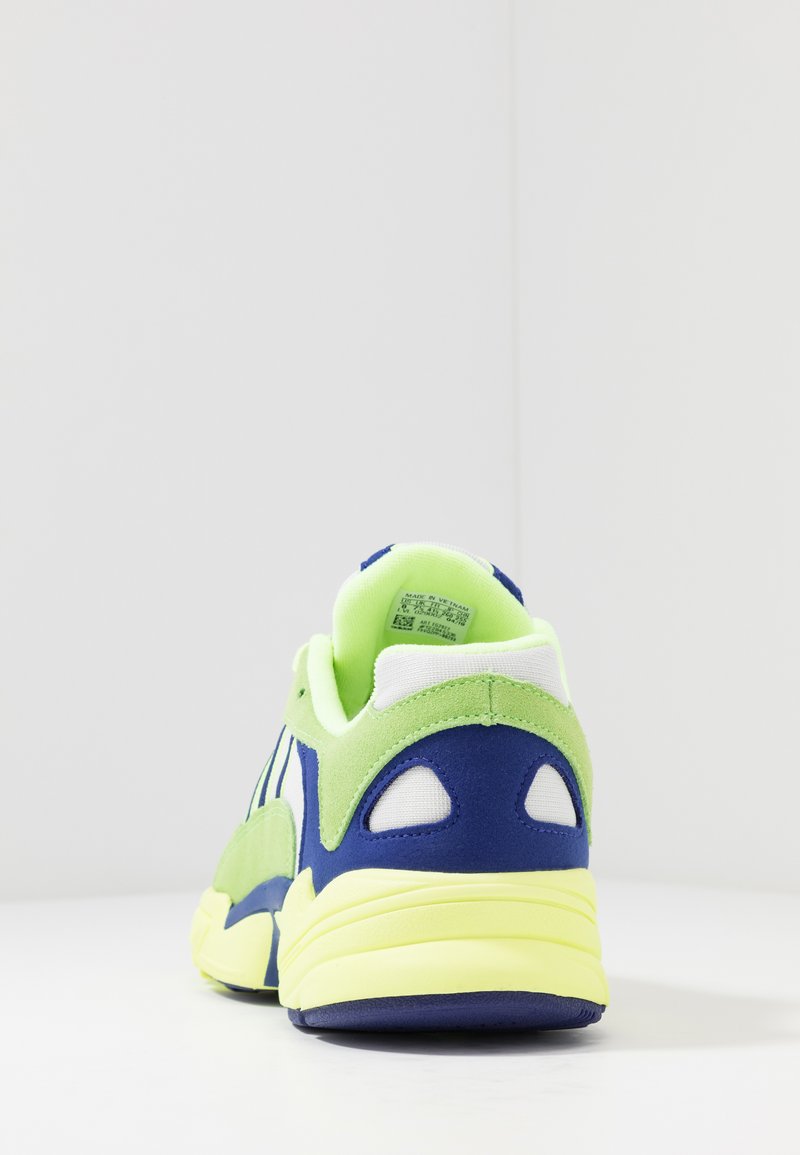 adidas gazelle silver green womens Adidas Yung-1 White Glow Green Collegiate Royal EE5318  Sneaker Junkies