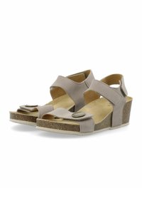 Ca'Shott CASMETTE  - Sandály na platformě - taupe