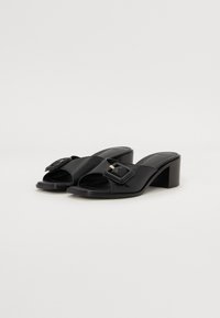 BOSS CHARLIZE - Pantofle na podpatku - black