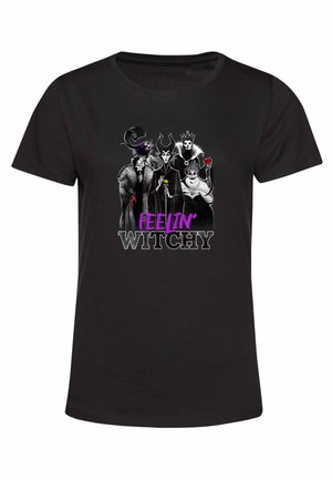 Disney DISNEY VILLAINS VILLAINOUS WITCHES - T-shirt imprimé - black