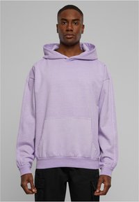 Urban Classics - GARMENT DYE  - Pulover s kapuco - lilac Miniaturna slika 1