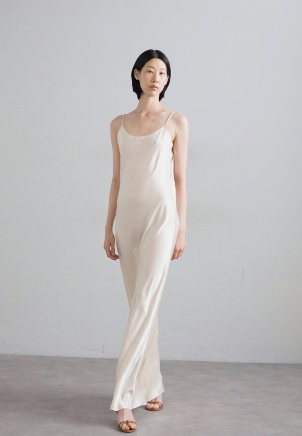 DOUBLE FACED SATIN SLIP DRESS - Cocktail dress / Party dress - champagne4