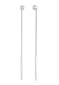 Elli SPARKLING BASIC - MIT KRISTALLEN VON SWAROVSKI® - Örhänge - silberfarben