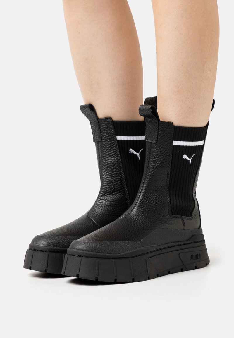 Puma Botines con plataforma - black