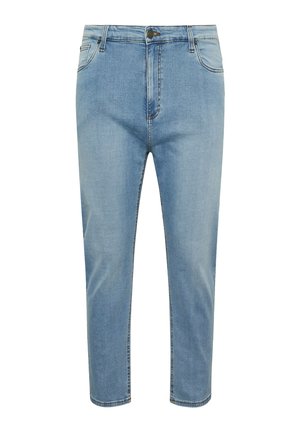 BadRhino, MEN'S STRETCH JEANS - Jeans Tapered Fit - light blue