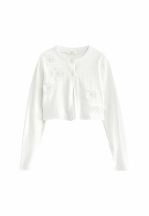 SEQUIN - REGULAR FIT - Cardigan - ecru