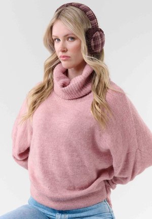 Loevenich, FLUFFY SHIMMERING BERET - Ohrenwärmer - wine