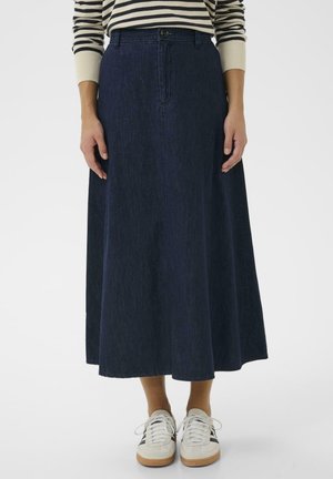 Denim skirt - rinse blue denim