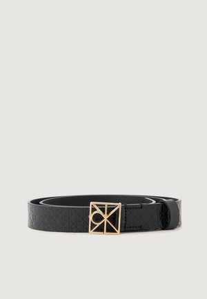 EMBLEM BUCKLE STRAP - Öv - black/antique light gold-coloured