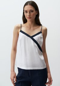V-NECK STRAPS - Top - white