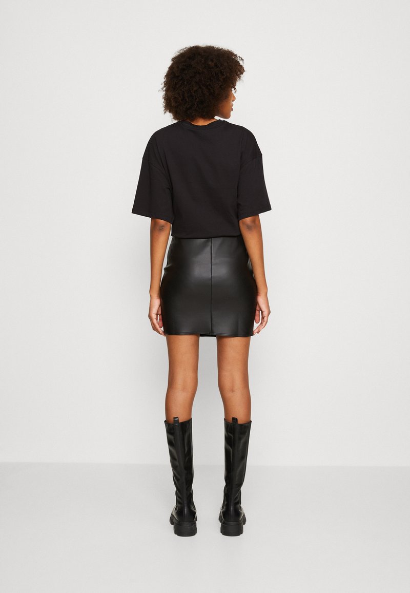 Younthone Dames puur gekleurde korte rok heuprok strakke leren rok split minirok geplooide rok maat 36-40, Kaki, XXL Younthone Dames puur gekleurde korte rok heuprok strakke leren rok split minirok geplooide rok maat 36-40, Kaki, XXL