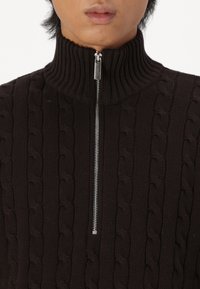Selected Homme SLHRYAN STRUCTURE - Stickad tröja - chocolate torte