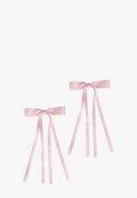 Brushworks - BRUSHWORKS SATIN HAIR BOW DUO - Håraccessoar - pink Miniatyrbild 1