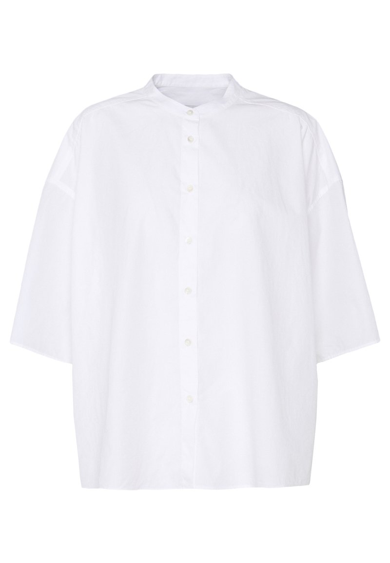 closed Overhemdblouse wit denim/whitedenim